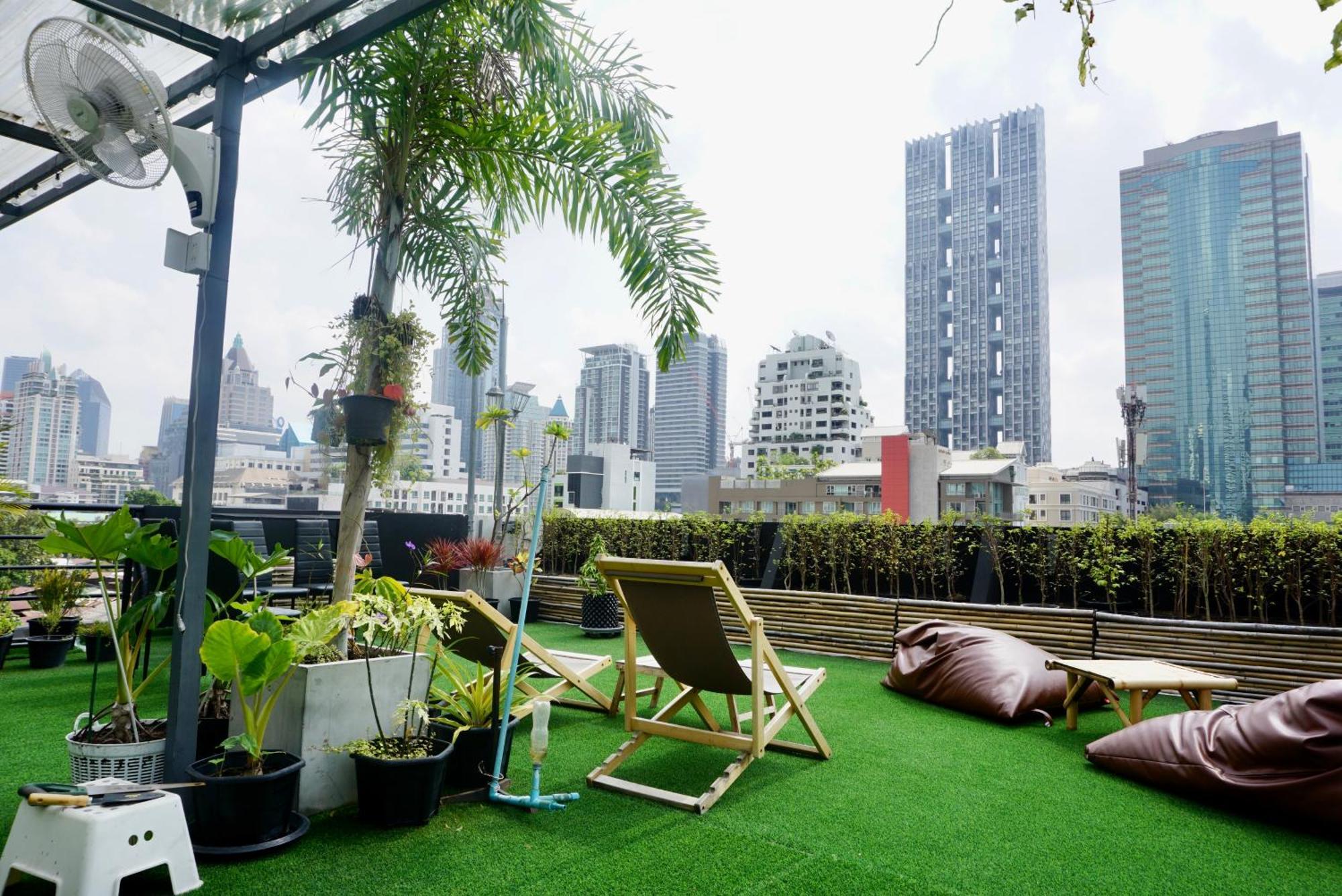 Silom Soi 3 Hash Apartment Hip And Funky With Rooftop View 曼谷 外观 照片