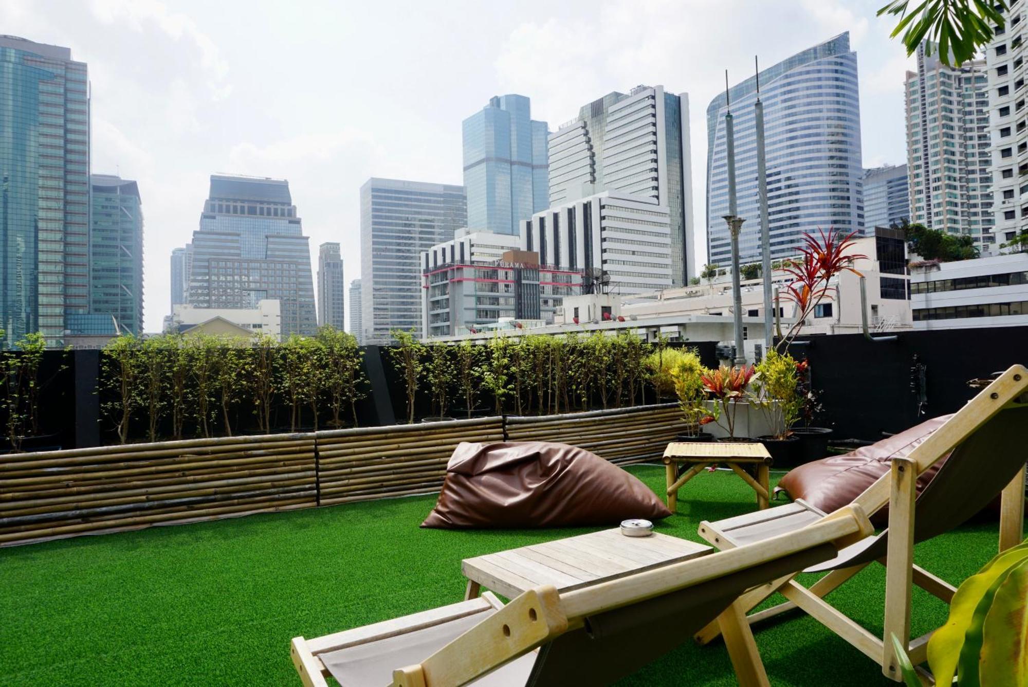 Silom Soi 3 Hash Apartment Hip And Funky With Rooftop View 曼谷 外观 照片