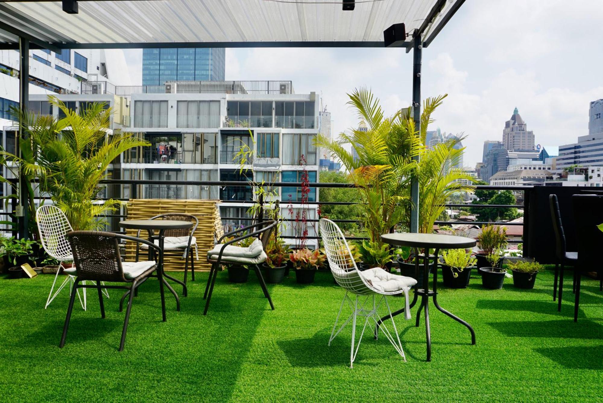 Silom Soi 3 Hash Apartment Hip And Funky With Rooftop View 曼谷 外观 照片